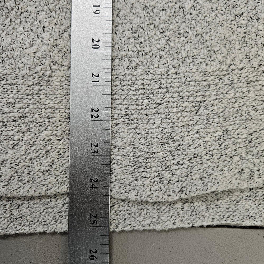 Prana Womens Nolan Gray Cable Knit Long Sleeve Sweater Granola Gorpcore Speckled - Picture 10 of 11
